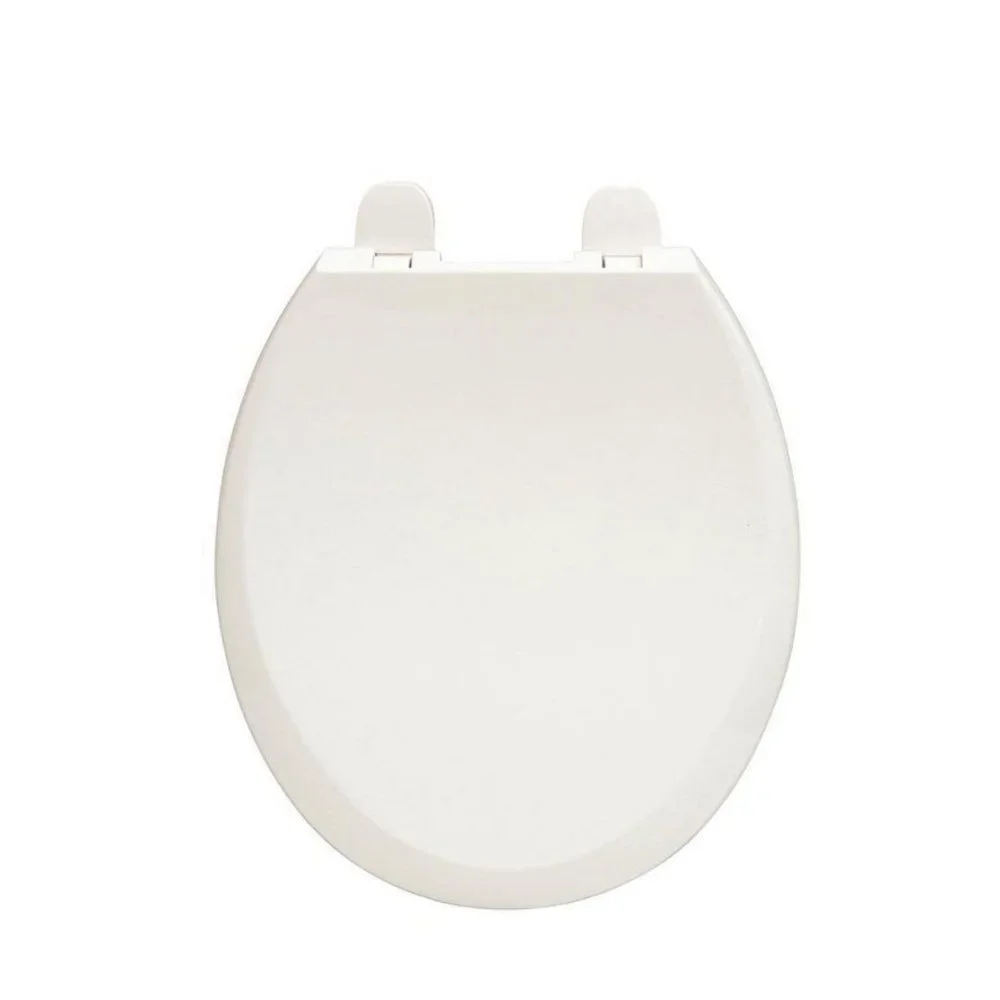 Glacier Bay Round Slow Closed Front Toilet Seat with Quick Release Hinges in Bis